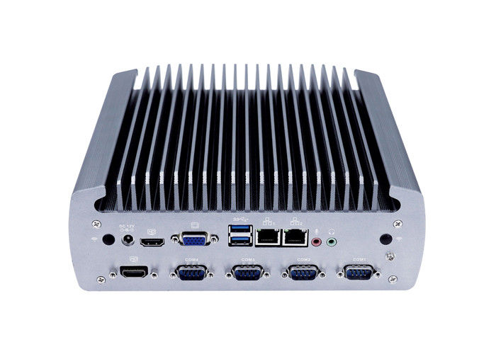 w Dual Hdmi Vga Fanless Desktop Mini Pc Intel Core I7 8700t
