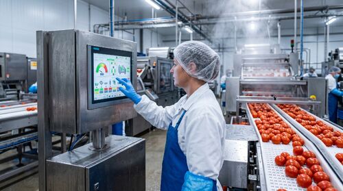 Latest company Solutions about Maximizing Throughput: The Strategic Role of the Stainless Steel Touch Panel PC in a Food Processing Factory