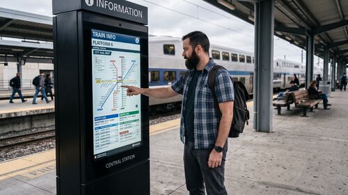 Latest company Solutions about Streamlining Passenger Services with Industrial Panel PCs in Railway Kiosks
