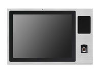 Front IP65 Industrial Touch Panel PC With Fingerprint , RFID Reader And Camera