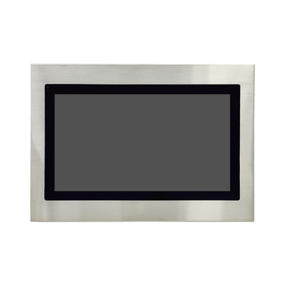 Good price 21.5 Inch Industrial LCD Monitor 8MM Tempered Glass 1920*1080 1500 Brightness IK10 Grade online