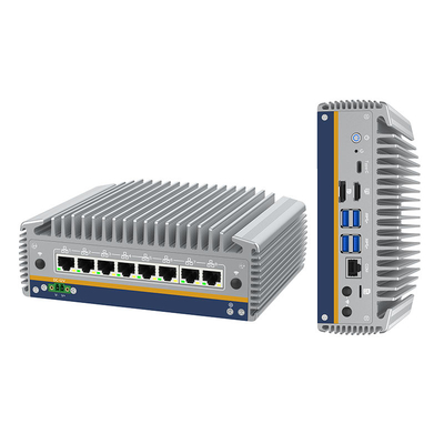 Good price 14th Core Ultra I5/i7 Processor Mini PC 8 RJ45 I226 Ethernet LAN Fanless Computer Win11 Ubuntu Portable Pfsense Soft Firewall Router online