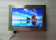 Smooth Round Stainless Steel Panel PC 12 Inch Industrial Widescreen WIFI Support