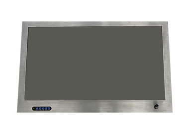 Good price 24 Inch Industrial Lcd Monitor Mainboard Stainless Steel Case With 12V Phoenix Terminal online