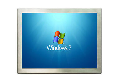 Good price 17 Inch Stainless Steel Panel PC Touch With Glove / 4MM Tempered Glass online