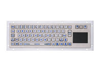SS304 Industrial Metal Keyboard 1.5mm Key Travel PS2