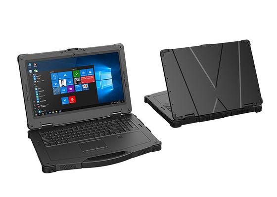 Good price I5 I7 SPI IP65 Windows 10 Rugged Laptop 15.6 Inch 700cd/m2 online