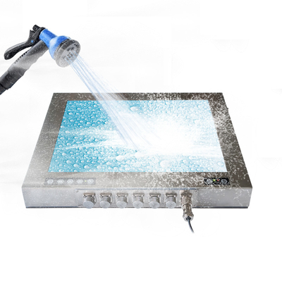 Good price 17in 400nits Stainless Steel Panel PC IP67 EETI Touch Fanless online