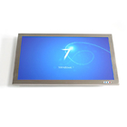 24" LCD Touch Screen Monitor Stainless Steel Case Manual Brightness 1000 Nits Via Front Buttons