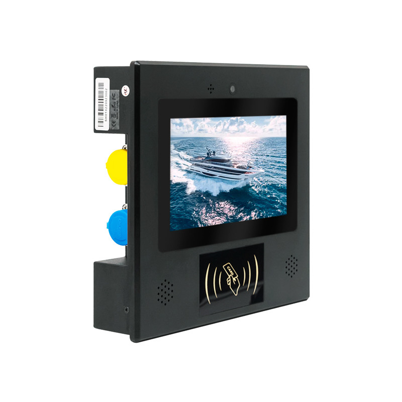 7 Inch 1024*600 POE Lcd Monitor With RFID, Camera, Microphone And Speaker