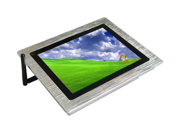 Aluminium Alloy Fanless Industrial Touch Panel PC 8 Inch J1900 CPU Noiseless Design