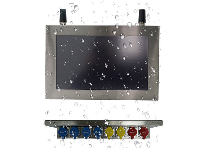 Sunlight Readable Stainless Steel Panel PC 22 Inch Widescreen True Color