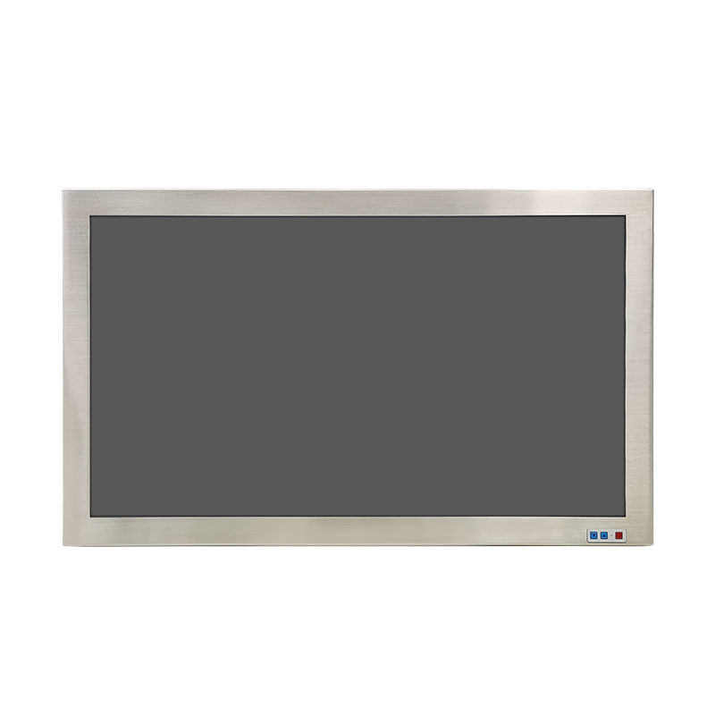 Metallic Monitor 24 Inch Full IP65 Industrial Stainless Steel Monitor 1000nits Anti ...