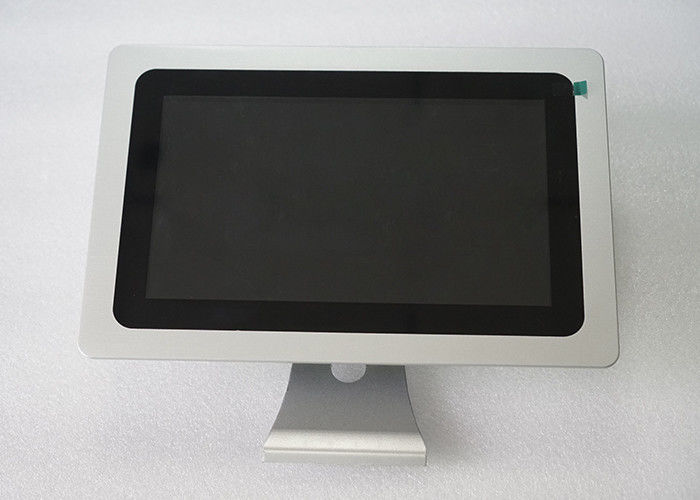 Panel Mount Embedded Touch Panel PC 10'' Industrial Fanless Linux With Desk Holder