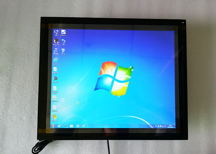 1000 Nits Brightness Industrial Lcd Monitor 17'' 10MM Capacitive Touch Screen With Light Sensor