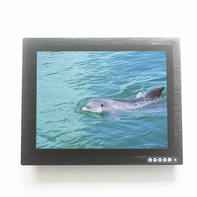Full IP67 Waterproof Capacitive Touch Monitor 15'' 1500 Nits High Brightness With BNC