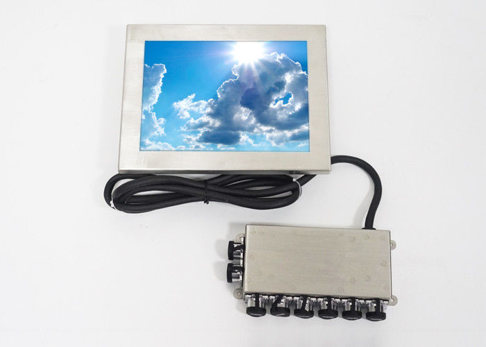 304 Stainless Steel Industrial Touch Screen PC 12.1 Inch With A Breakout Box