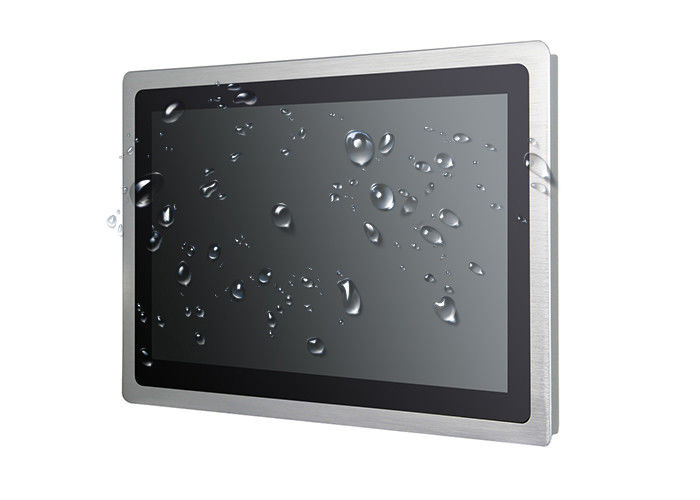 Front Panel IP65 Waterproof Wireless Touch Screen Monitor For Intelligent Express Cabinet