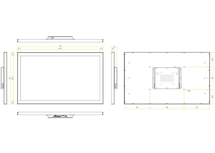 350nits RK3288 Industrial Tablet Computer LCD Screen 32in