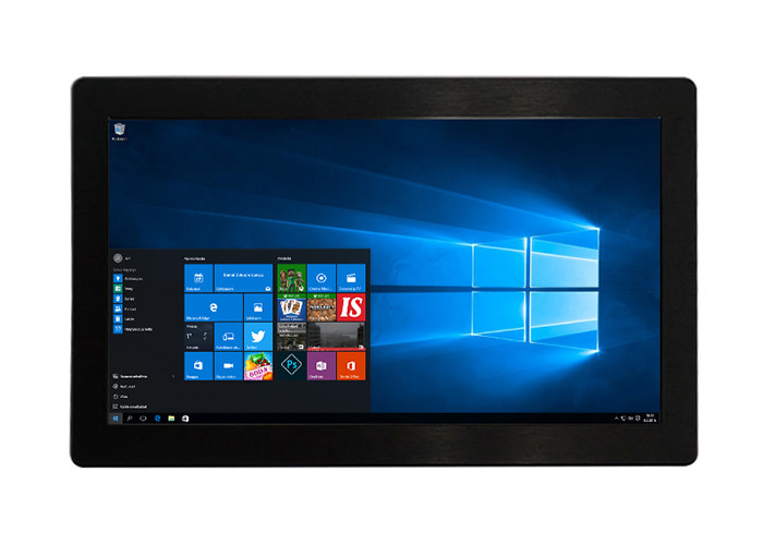 RS232 1000cd/M2 Waterproof Panel Pc 21.5 Inches Fanless Panel Pc