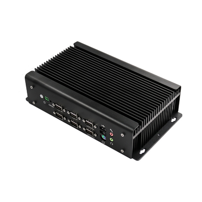 Good price Low Power Fanless Embedded Industrial Computer 9V - 36V Support POE 4 GbE RJ45 GPIO online