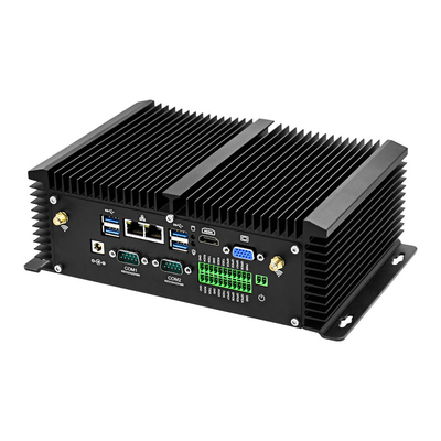DC 9V - 36V Fanless Industrial PC USB GPIO VGA HDMI Dual Display With Remote Control