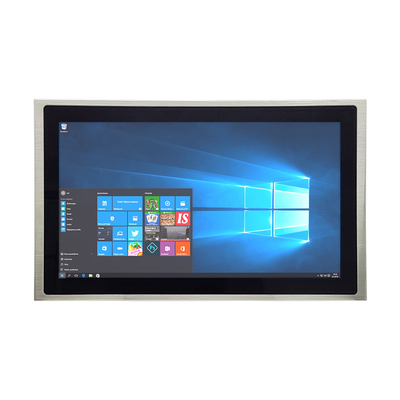1000 Nits Sunlight Readable Stainless Steel Panel PC 8GB RAM Wi-Fi/Ethernet Connected