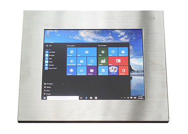 High Precision Stainless Steel Panel PC / Waterproof Touch Panel 64G SSD Hard Disk