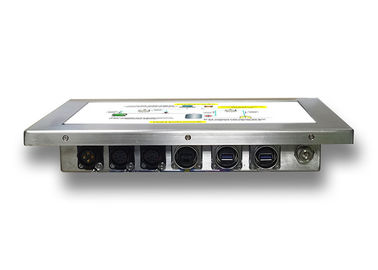 Durable Stainless Steel Panel PC 18.5 Inch Size And 9 - 36V Wide Voltage