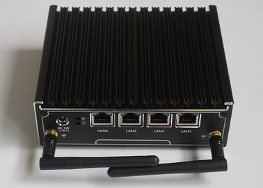 Wide Temperature Industrial Mini PC Support Endian Firewall With 4 LAN Port