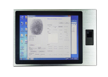 Dustproof Embedded Touch Panel PC 64G Hard Disk 4G Module With Finger Print