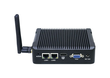 Low Power Consumption Industrial Mini PC / Fanless Desktop PC 2G DDR3 Memory