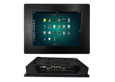 8 Inch Embedded Touch Panel PC Aluminum Alloy Material Linux OS And 5 COM RS232