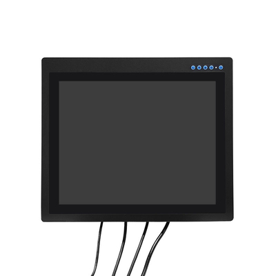Good price 17 Inch Full IP65 1000 Nits Industrial Touch Monitor Optical Bonding BNC Video Input online