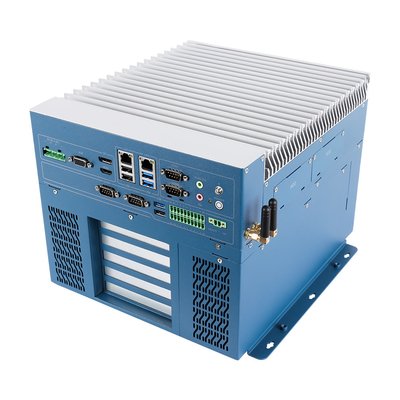 Good price Intel Core I7-12700 CPU Industrial Mini PC With 16-channel Opto-isolated GPIO Switchable COM Ports 4*232/485 Switchable online
