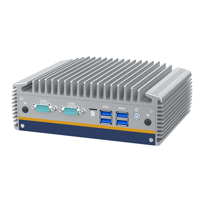 Good price Industrial Mini PC Windows 11 Fanless Industrial Control Mini Computer 3 HDMI New Small Industrial Embedded Computer online