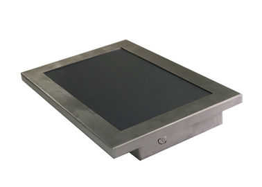 Smooth Round Stainless Steel Panel PC 12 Inch Industrial Widescreen WIFI Support