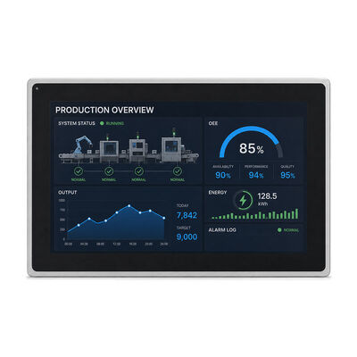 Good price Embedded Touch Panel PC with Front IP65 Protection 1000 Nits Brightness and TPM 2.0 Security online