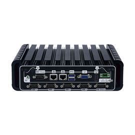 Aluminum Alloy Industrial Mini PC Wide Voltage 9V-36V With 10 COM Optional