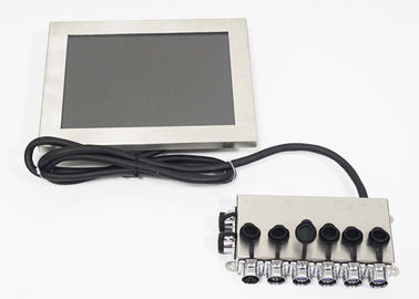 15 Inch Stainless Steel Panel PC A Breakout Box Connect Full IP65 Waterproof