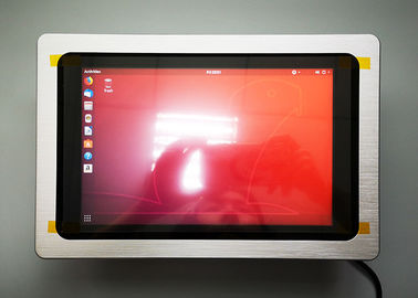 Good price 2 RJ45 LAN Port Embedded Touch Panel PC 10.1'' 1280x800 Linux Ubuntu 18.04 IP65 online