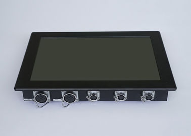 Wide View Angle Resistive Touch Monitor 13.3 Inch Aluminium Alloy With Dimmer