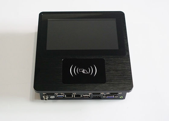 RFID 3G 400cd/m2 RS232 Industrial LCD Panel PC Ubuntu Systems