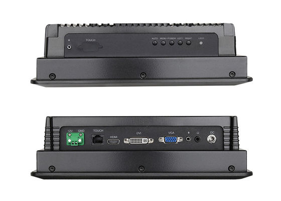 EMI VGA HDMI DVI Waterproof Industrial Touch Screen 1024*600