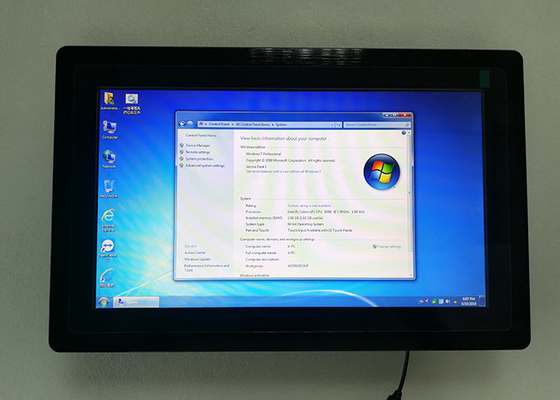 UPS AIO Industrial Touch Panel PC 15.6 Inch 5 Wire Resistive Touch screen PC
