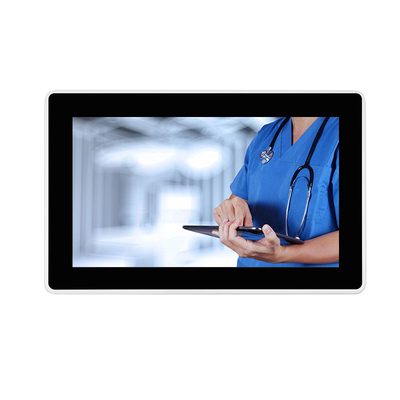 Good price Aluminum Alloy Industrial Panel Pc 300cd/m2 AC240V For Hospital Trolley online