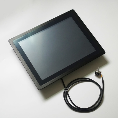 5 Wire Resistive Touch Screen Monitor 24/7h Aluminum Alloy Case With Diming Button